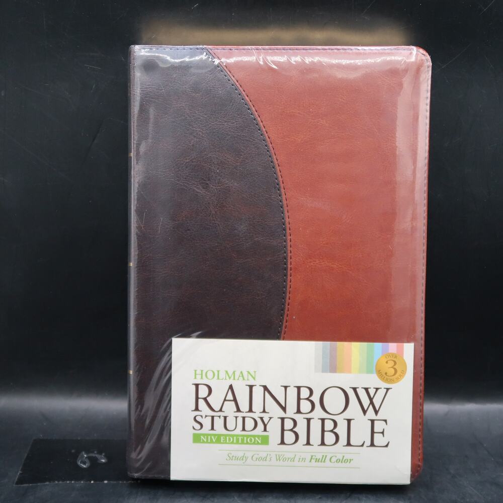 Holman Rainbow Study Bible NIV Edition LeatherTouch Brown New Sealed Christian
